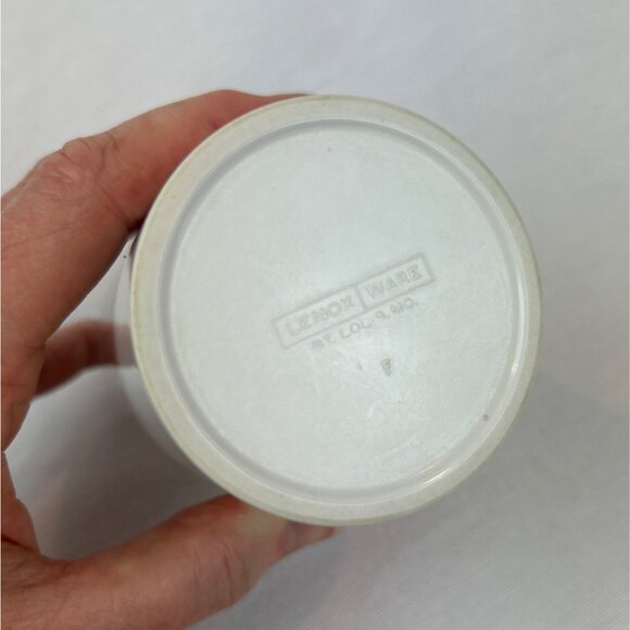 Vintage Lenox Ware White Tumbler Orange Lion Child's Plastic Cup - Picture 6 of 9